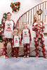 Indlæs billede til gallerivisning Julepyjamas med rødt print