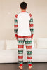 Indlæs billede til gallerivisning Rødgrøn familie juletræ pyjamas sæt