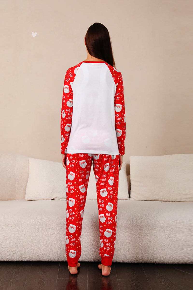 Indlæs billede til gallerivisning Rødhjort print julefamilie pyjamas