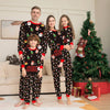 Indlæs billede til gallerivisning Julemanden og juletræet Sort familie matchende pyjamas sæt