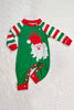 Indlæs billede til gallerivisning Grønne og røde striber julemanden familie pyjamas sæt