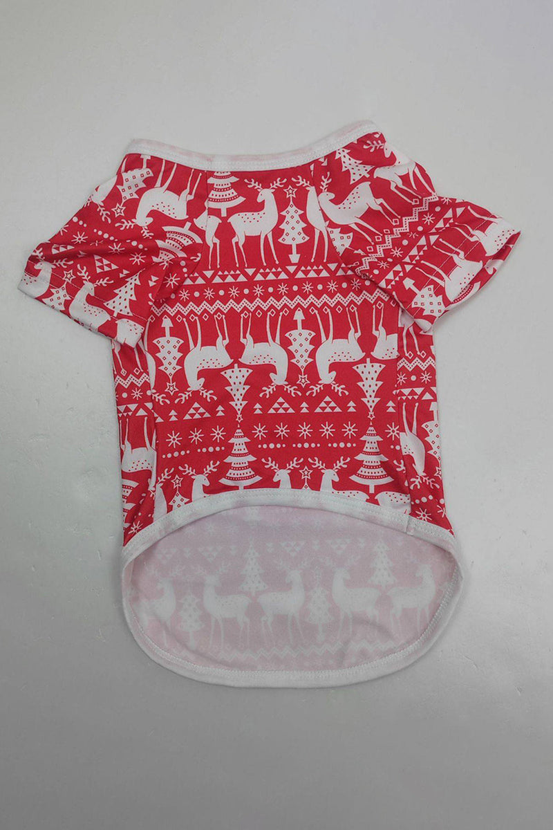 Indlæs billede til gallerivisning Rød snemand julefamilie matchende pyjamas sæt