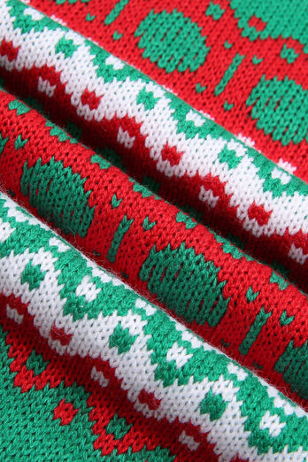 Julerøde snefnug strikkede jumpsuits