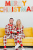 Indlæs billede til gallerivisning Julefamilie matchende pyjamas sæt rød plaidpyjamas