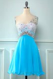 En skulder pailletter Cocktail Dress