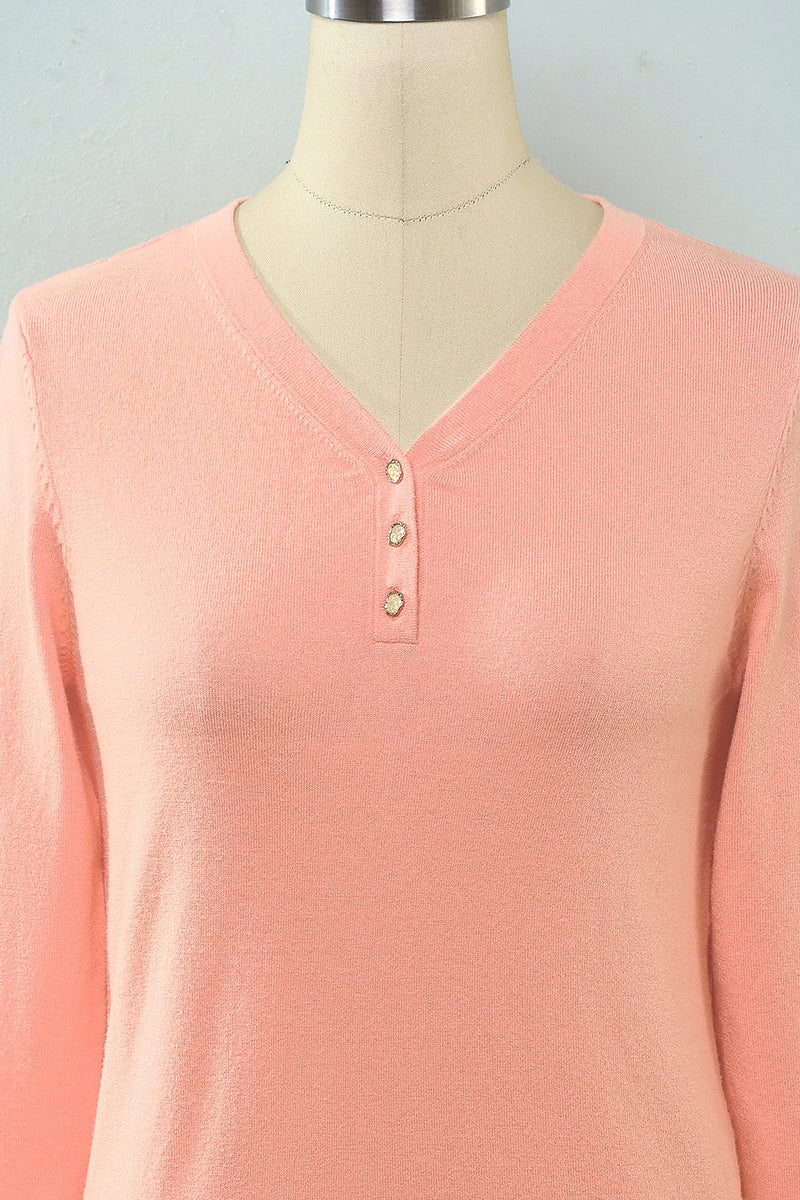 Indlæs billede til gallerivisning Pink strikket sweater