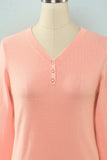 Pink strikket sweater