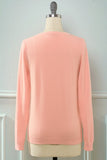 Pink strikket sweater