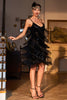 Indlæs billede til gallerivisning Rød brølende 20&#39;er Gatsby frynsede flapper kjole