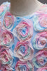 Indlæs billede til gallerivisning Pink Flower Girl Kjole med blomster og Bowknot