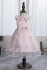 Indlæs billede til gallerivisning Lilla dukke krave blomst pige kjole med blonder
