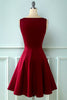 Indlæs billede til gallerivisning Bourgogne Vintage 1950&#39;erne Asymmetrisk Kjole