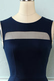 Navy Vintage 1950'erne Swing Dress