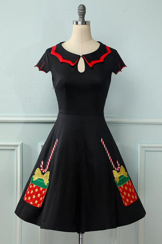 1950'erne Christmas Swing Dress