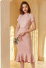 Indlæs billede til gallerivisning Pink Lace Bodycon Kjole fra 1960&#39;erne