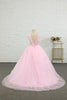 Indlæs billede til gallerivisning Pink gulv længde blomst pige kjole