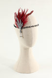 Sort beaded Feather Pearl 1920'erne Flapper Pandebånd