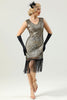 Indlæs billede til gallerivisning Ærmeløs Gatsby kjole fra 1920&#39;erne