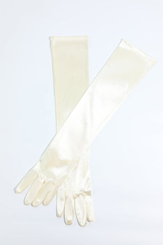 Hvide 1920'erne Party Handsker