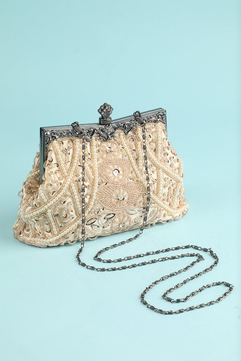 Indlæs billede til gallerivisning Vintage brude håndtaske