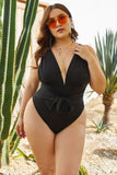 Plus Size Sort One Piece Badetøj