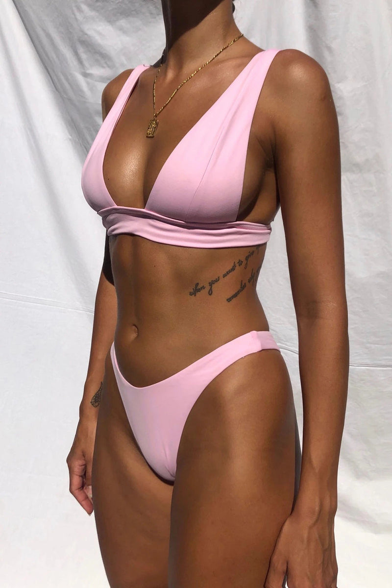 Indlæs billede til gallerivisning Todelt solid bikini