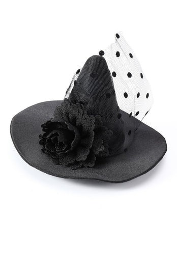 Sorte kvinder Halloween heks hat