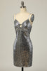 Indlæs billede til gallerivisning Paillet sølv Bodycon Party Dress