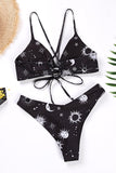 Blomsterprintet sommer bikini