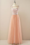 Beading Tulle Prom Kjole