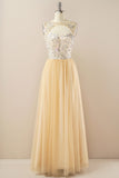 Beading Tulle Prom Kjole