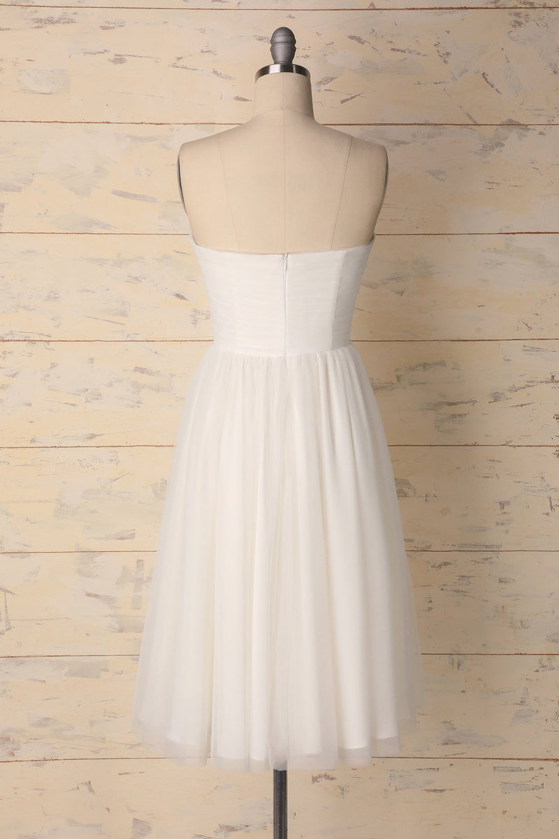 Indlæs billede til gallerivisning White Sweetheart Dress - ZAPAKA